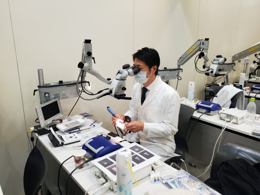 マイクロエンド　根管治療　マイクロスコープ　自由が丘　歯医者